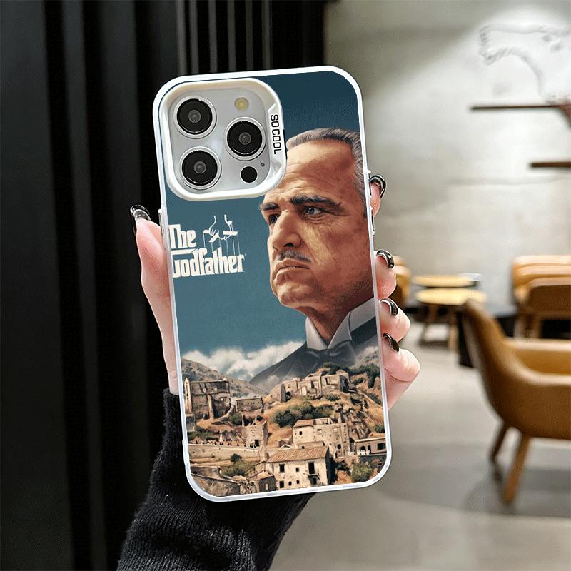 Мягкий чехол для телефона The Godfather TV для iPhone 15 16 17 Pro Max 17Air 16E 14 Plus 13 12 Mini Ударопрочный чехол Задняя панель