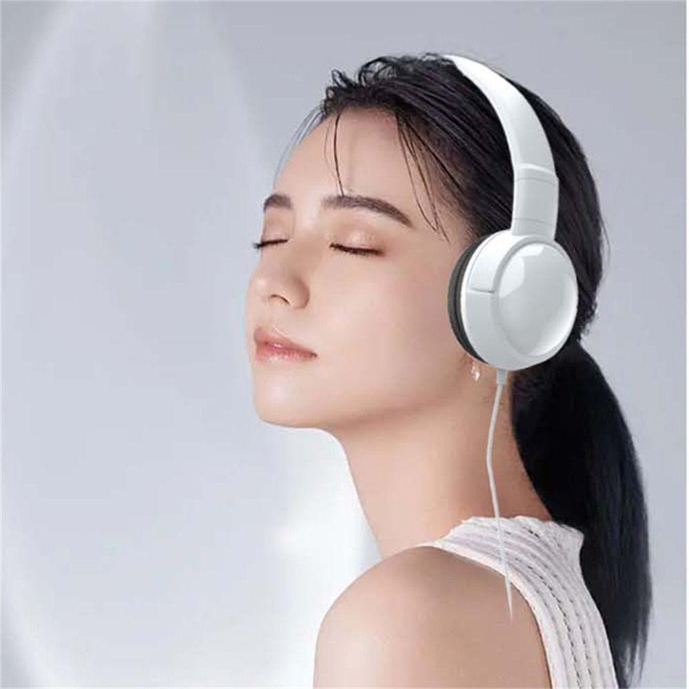Adjustable 3.5mm Headset Over Ear Macaron Headphone Music Earbuds Wierd Headphones Computer