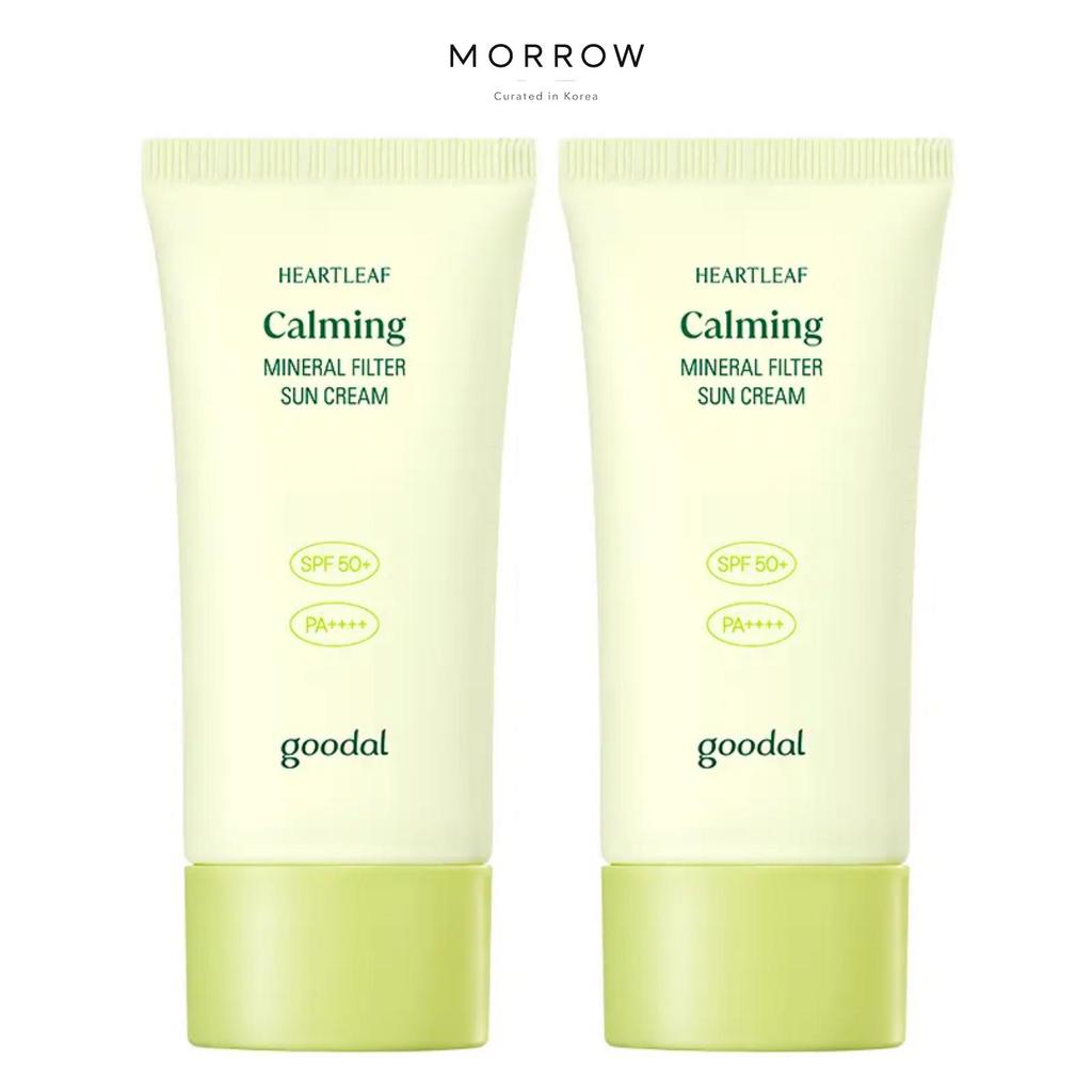 GOODAL Heartleaf Calming Mineral Sunscreen SPF50+ PA++++ Moisturizing Daily Sun Care 50ml