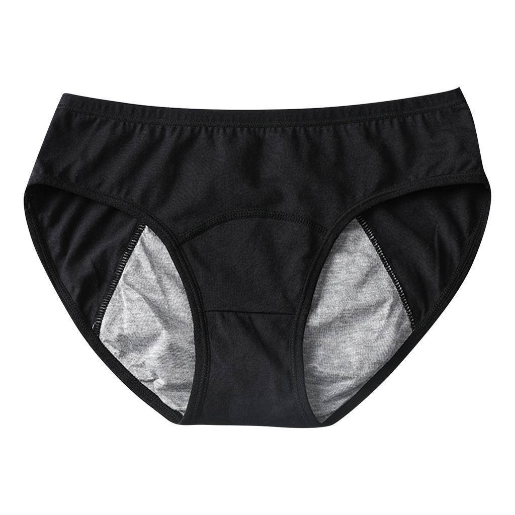 Women'S Menstrual Panties Mid-Waist Cotton Postpartum Women'S Panties Fully Covered Panties