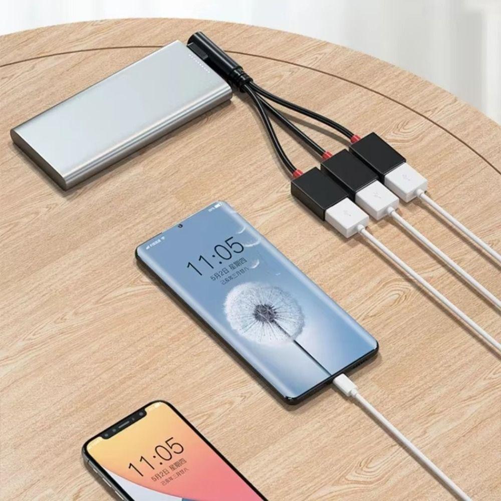 2025 2-в-1 USB-хаб 3-в-1 Type C Хаб USB-разветвитель Передача данных Многофункциональный адаптер Зарядный кабель