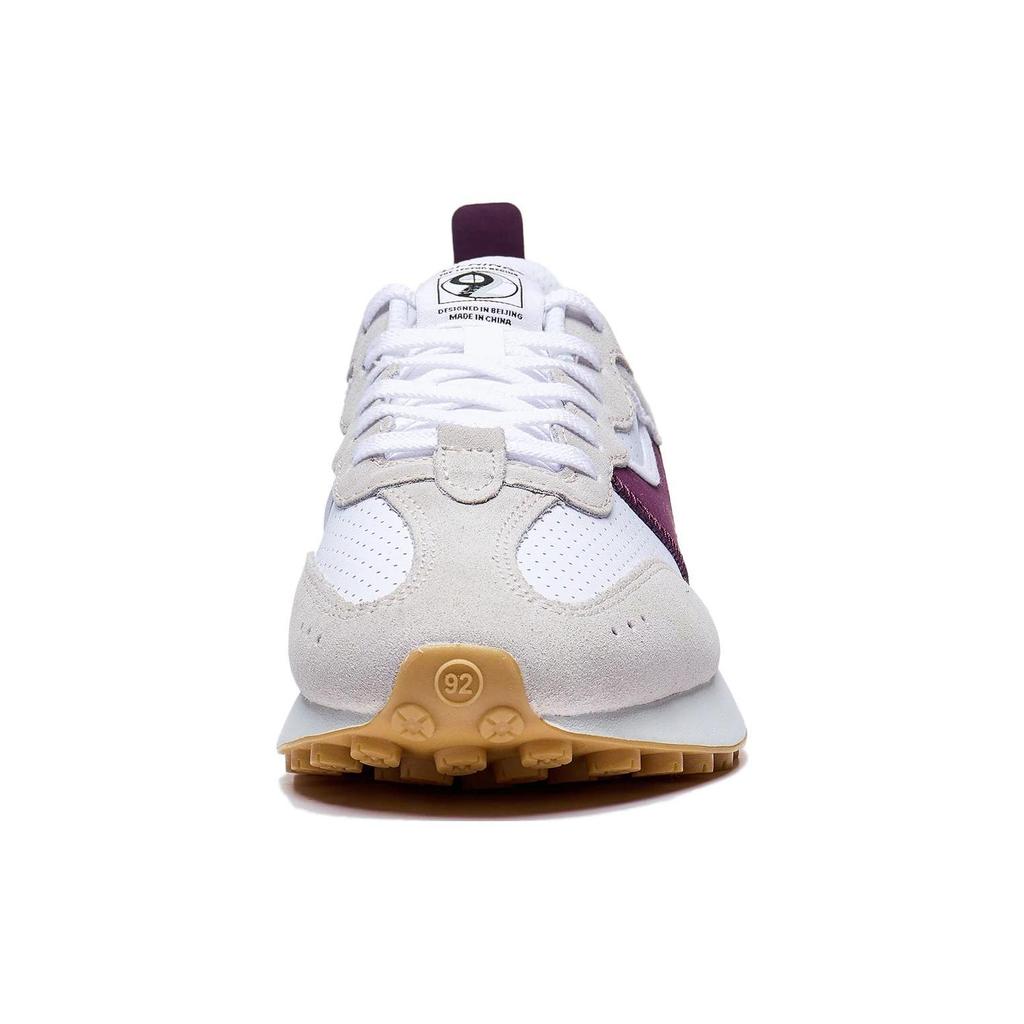 Li Ning Fangyuan Classic Синтетическая кожа Нескользящие Износостойкие Низкие Спортивные Повседневные Кроссовки Мужские AGCT047-4