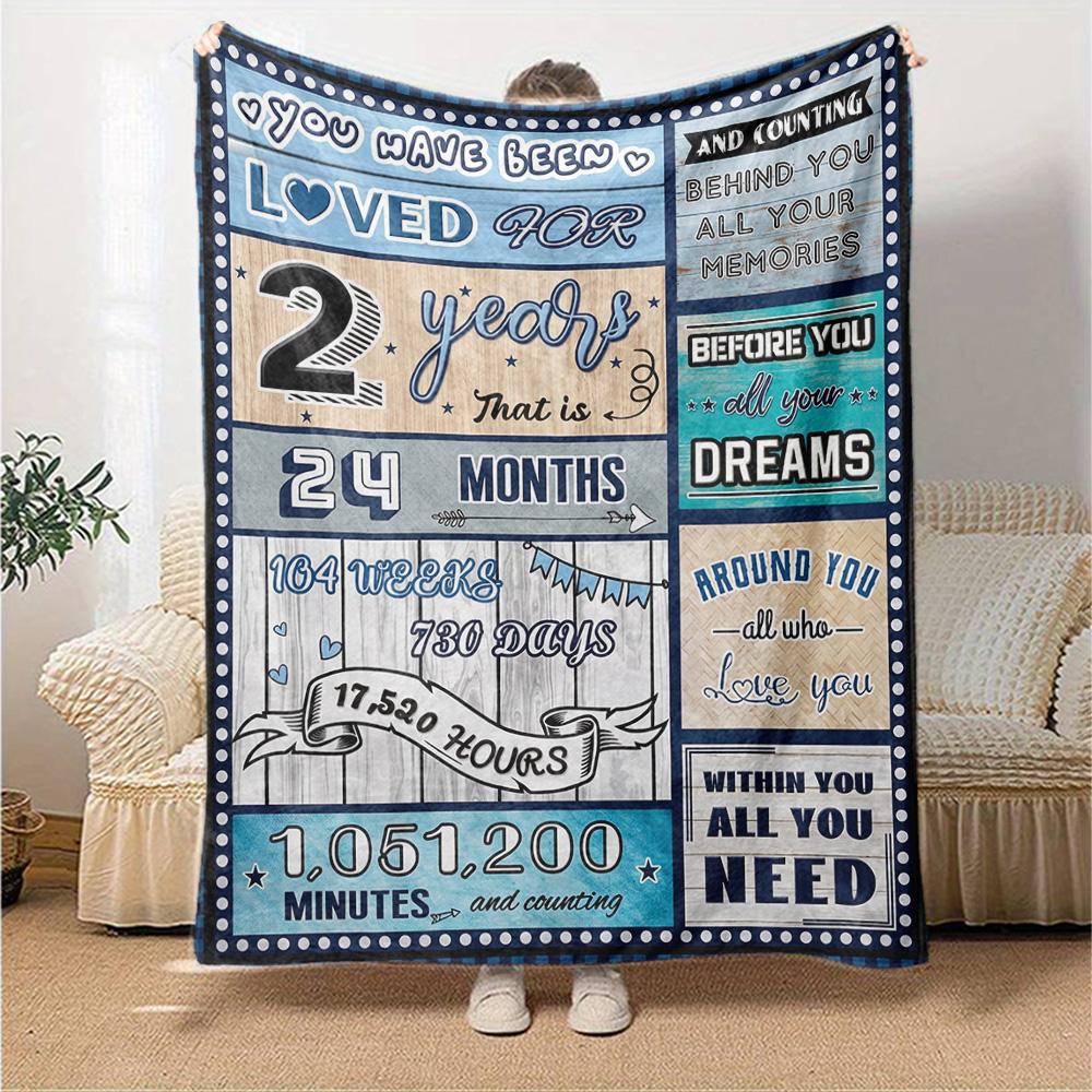 Countdown Dreams Multi-purpose Blanket Suitable for Sofa Couch Office Bed Picnics for All Occasions Modern Suitable for Gifting Relatives Y37