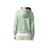 Reebok Logo Embroidered Outdoor Casual Sports Jacket With Zipper And Hood Long Sleeve Sweatshirt Women Jackets Gray-Green 24FRM102WGL5