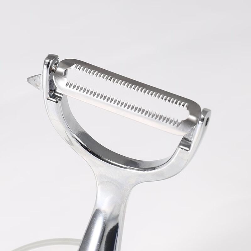 Kangbahe, Multifunctional Stainless Steel Peeler, Vegetable And Fruit Peeler, Grater, Melon Peeler, And Skin Scraper