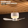 Portable Ceiling Fan Mini 5V USB Hanging Tent Fans with LED Light And Remote Control Outdoor Travel Canopy Fan for Bedroom Dormitory RV Camping