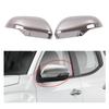 2 шт. Автомобильные Хромированные Аксессуары для Заднего Вида Покрытые Накладки на Зеркала Дверей Стиль Наклейки Для Mitsubishi Triton L200