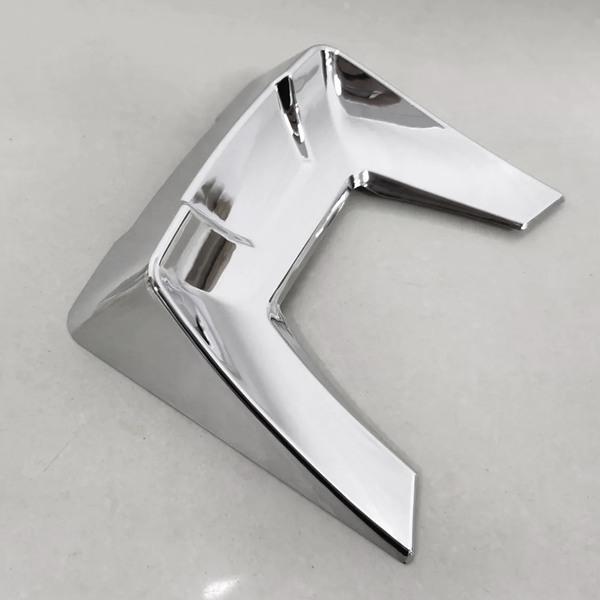 Chrome Silver ABS Saddlebag Lid Spoiler Cover (1 Pair) for Ha