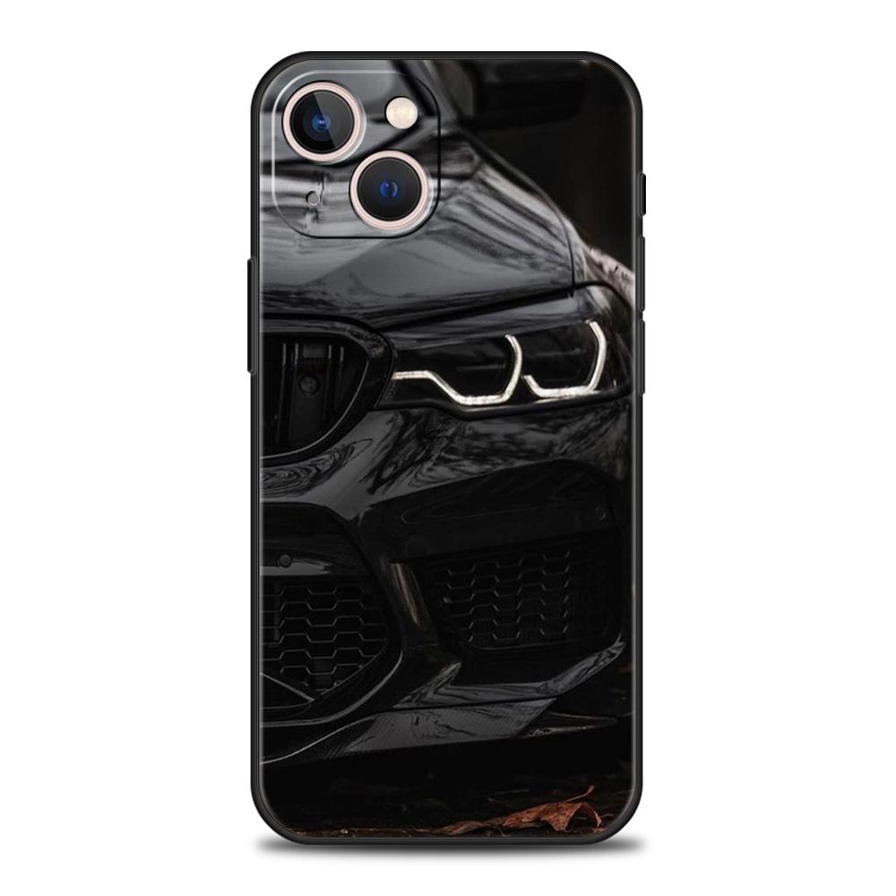 Крутой спортивный черный автомобильный чехол для iPhone 16 15 14 13 12 Pro Max XR XS 11 7 8 Plus противоударный силиконовый мягкий чехол Capas