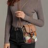 New Fashion Multifunctional Lightweight Printed Shoulder Bag Phone Storage Bag Women Plaid Retro Crossbody Purse
