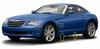 Chrysler Crossfire 2004-08 - Хром защитные боковые накладки на двери