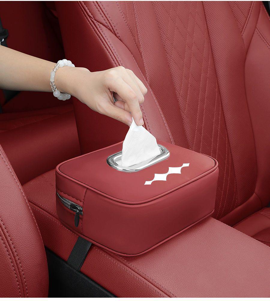 BYD Fangbao 5 Кожаная подвесная коробка для салфеток для интерьера автомобиля
