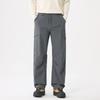 Mens Cargo Pants 2026 Loose Straight Leg Elastic Waist Outdoor Casual Trousers