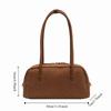 Aesthetic Faux Suede Bag Retro Single Shoulder Bag Fashion Underarm Bag  Winter