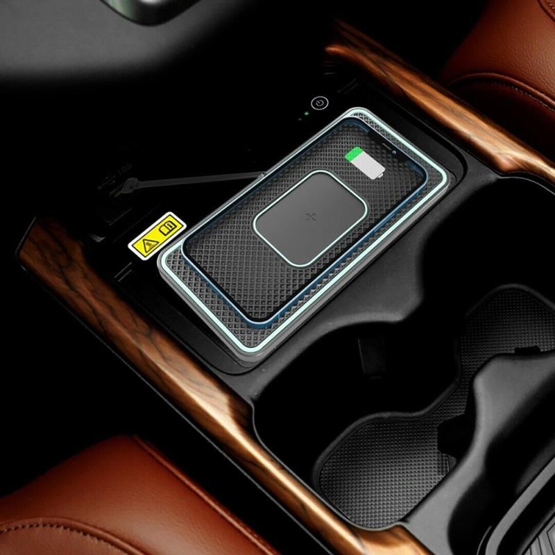 Резиновая подставка для автомобильного беспроводного зарядного устройства для быстрой зарядки 2-в-1, нескользящая, отдельный дизайн, совместимый для