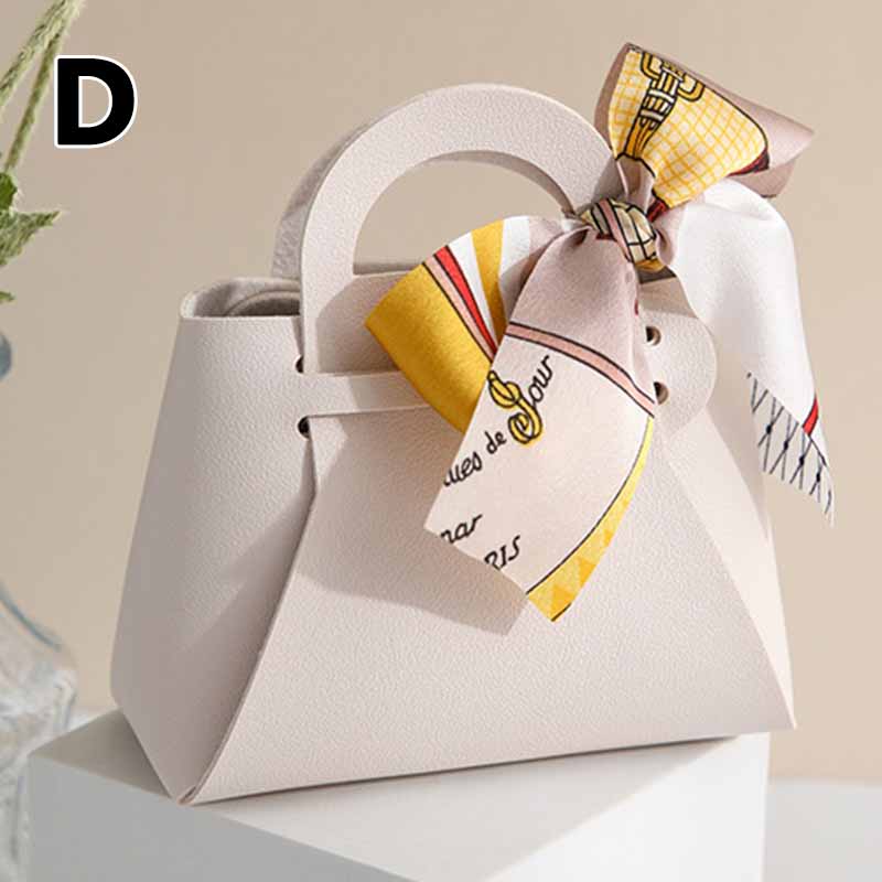 1 шт.. упаковка, сумка, форма, подарочная коробка, сумка для конфет, искусственная кожа, лента, бант с ручным креативом