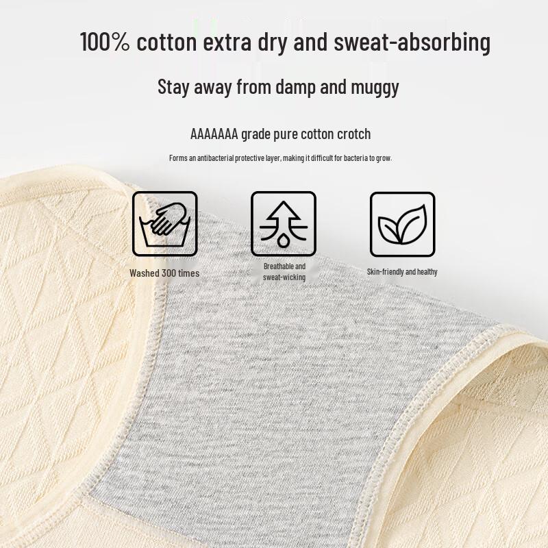 Urban Beauty Women's Medical Grade A Cotton Antibacterial Seamless Underwear