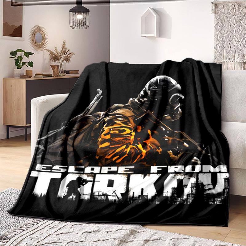 1PC Escape Tarkov Winter Edition Ultimate Tactical Gear All Seasons Soft Comfortable Blanket Suitable Sofa Office Outdoor Travel Home Use