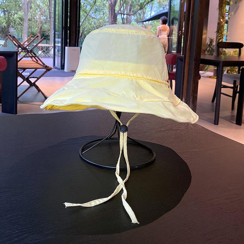 Корейская быстросохнущая шляпа рыбака, летняя шляпа с большим полями, солнцезащитная шляпа и козырек от солнца, японская дорожная шляпа Sweet Basin