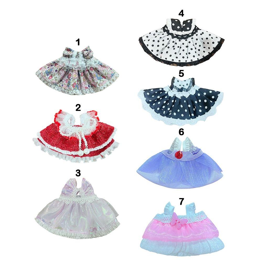 Хлопковые платья принцессы Модные платья Юбка для кукол-идолов EXO Для хлопковых кукол 10~15 см