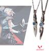 Stylish Valoran Jette Necklace With Geometric Alloy Pendant