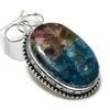 Watermelon Tourmaline Gemstone 925 Sterling Silver Gift Pendant 2.21" H2M49