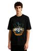 Mens Casino Skeleton Gentleman Graphic Tshirt Retro Gambling Print Casual Short Sleeve Pink Cotton Tee
