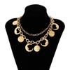 Fashion Multilayer Necklace Golden Cowboy Cowgirl Choker Adjustable Metal Collarbone Chain  Gift