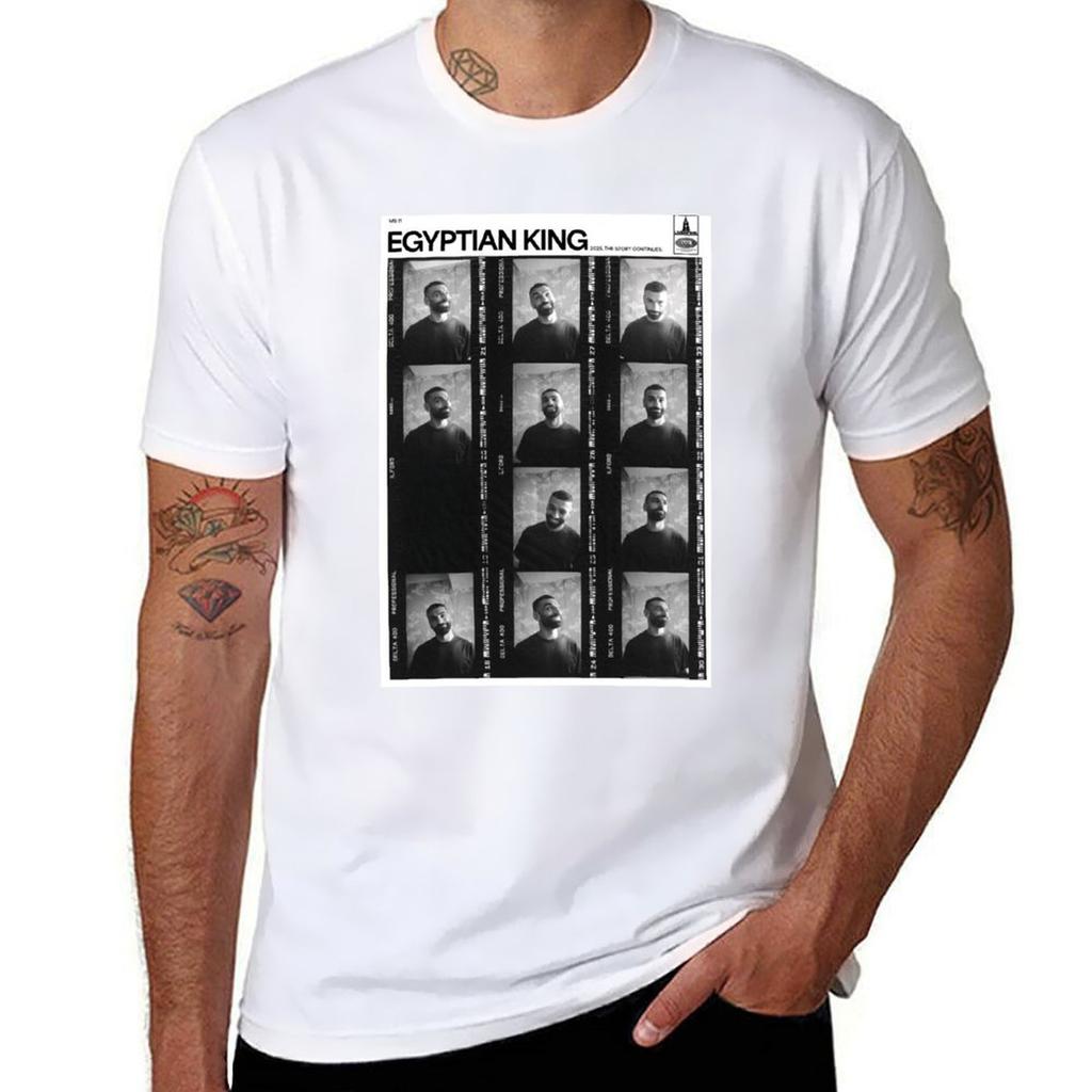 Египетский Король Футболка Большого Размера Свободный Крой Футболка