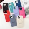 Applicable To Apple 14 Integrated Fulcrum Protective Case Magsafe Bracket Iphone15promax Magnetic Phone Case