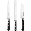 Knife Set - ARTHUR MARTIN - AMC1586 - Knife Set - 3 Pieces - Black