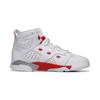 Кроссовки Air Jordan 6-17-23 PS Белые Огненно-красные Детские Университетский-красный Металлический-платиновый DM1160-106
