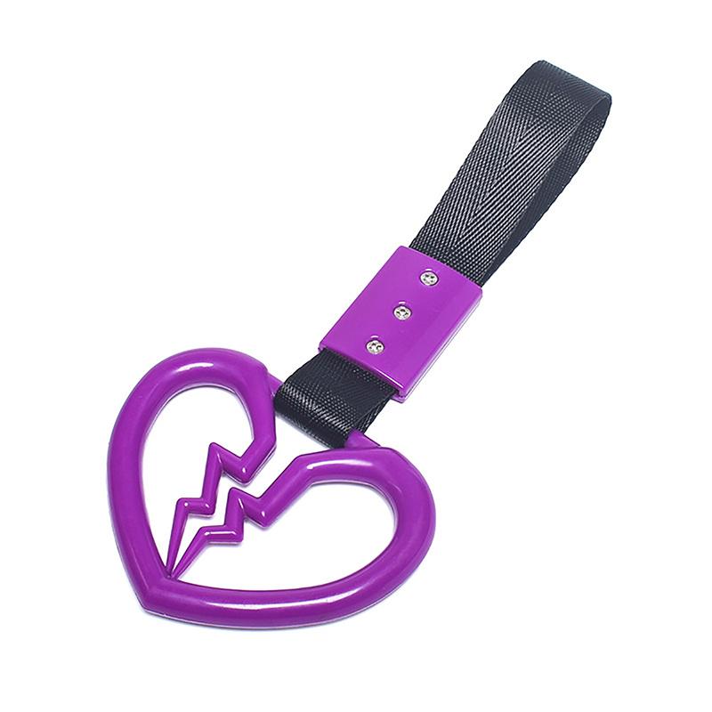 Кольцо Tsurikawa, ручка японского метро, поезда, автобуса, автомобиля, симпатичная ручка в виде разбитого сердца, ремешок для руки, предупреждающее кольцо для заднего переднего бампера