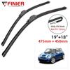2PCS Wiper Blades For BMW MINI Cooper R50 R53 2001-2006 19" 18" Fit Front Windshield Windscreen Window Brushes Cutter Accessories 2003 2004 2005 2006