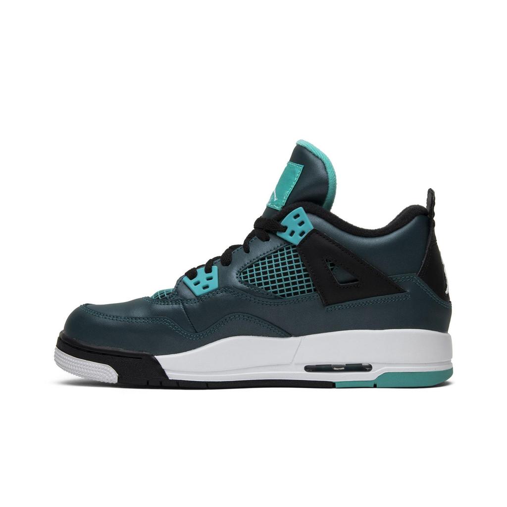 Air Jordan 4 Retro BG 'Teal' (унисекс) Бирюзовые / Черные / Ретро / Белые Детские Баскетбольные Кроссовки 705330 330