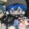 20cm KAITO  Plush Dress-up Cotton Doll Toys for Kids Adult Animation Project Sekai Colorful Stage Figure Puppets Decor Gift
