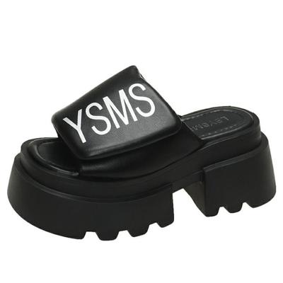 Модные высокие современные тапочки 7,5 см, новые летние высококачественные женские сандалии-гладиаторы на платформе, повседневные тапочки для женщин, женская обувь