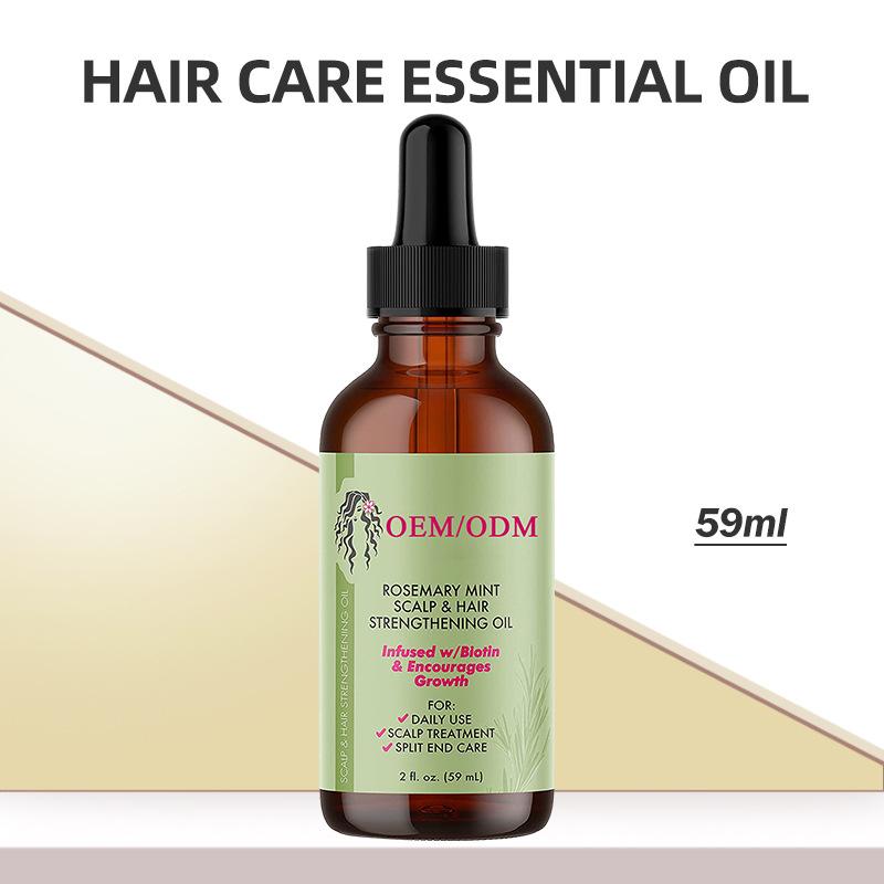 3pc Mielle Rosemary Mint Strengthening Hair Oil 59ml Nourish Scalp Promote Hair Growth Strengthen Hair for All Hair Types