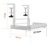 No Drill Cable Management Tray Steel Desk Wire Management New Cable Organizers