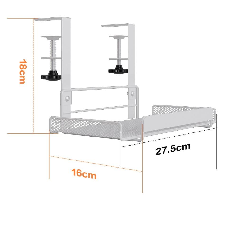 No Drill Cable Management Tray Steel Desk Wire Management New Cable Organizers