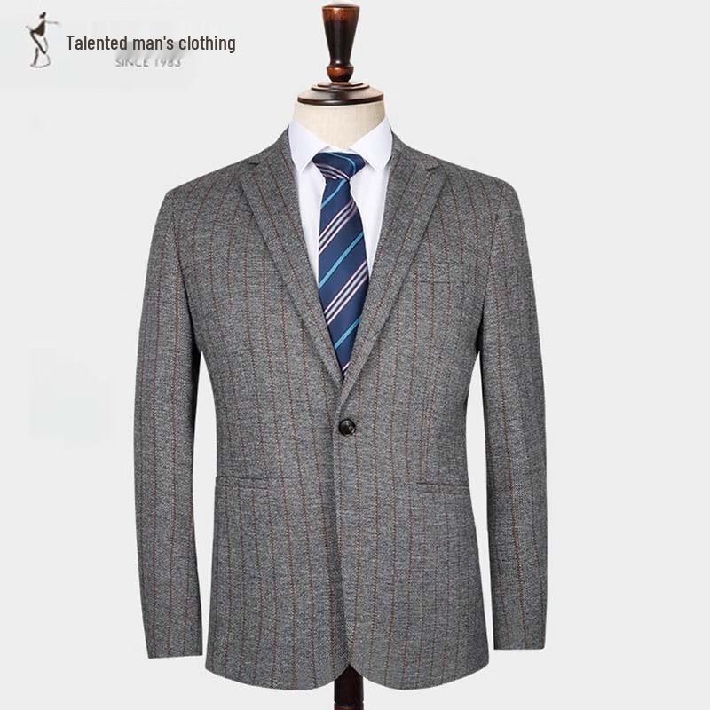 TRIES Мужской повседневный блейзер в стиле колор-блок