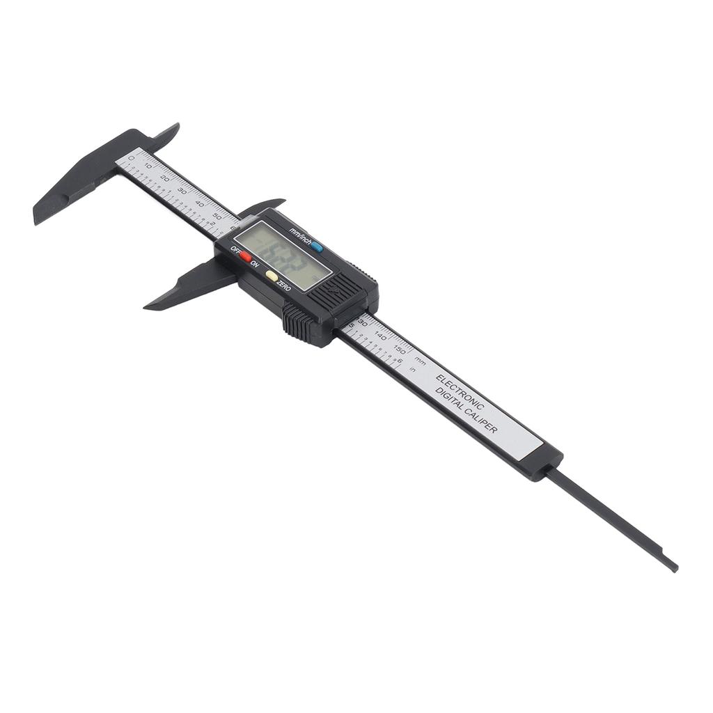 Vernier Caliper LCD Digital Display 0150mm Dual Scale ABS Tool for Measurement Testing