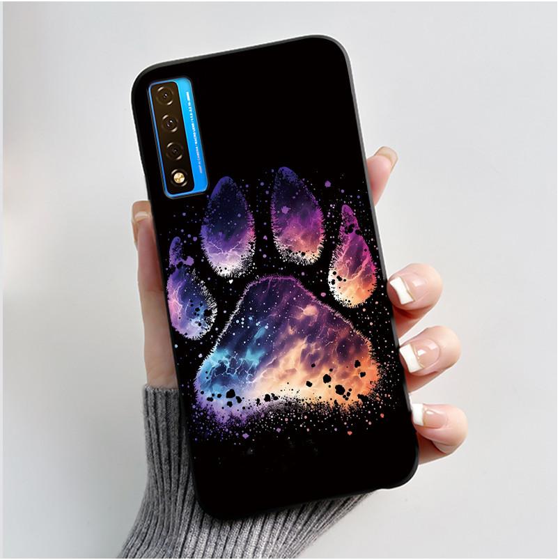 Чехол для TCL 20 20S 20 Pro 5G 20L Plus 20L+ Чехол Роскошный Дракон Милый Крутой Мальчики Девочки Черный Мягкий Силиконовый Чехол для Телефона Задняя Крышка