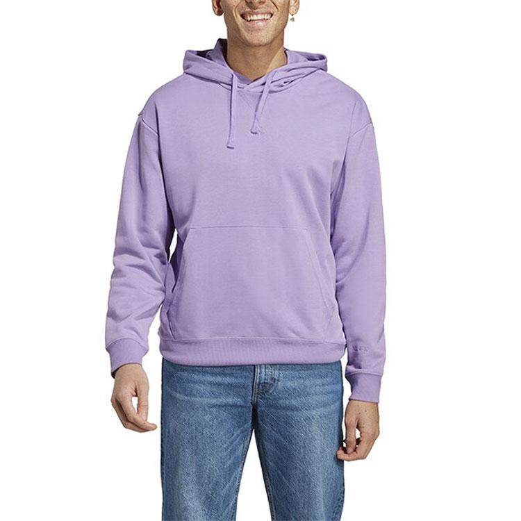 Adidas Sweatshirts Men's Violet Hooded Moderate Regular IC9764