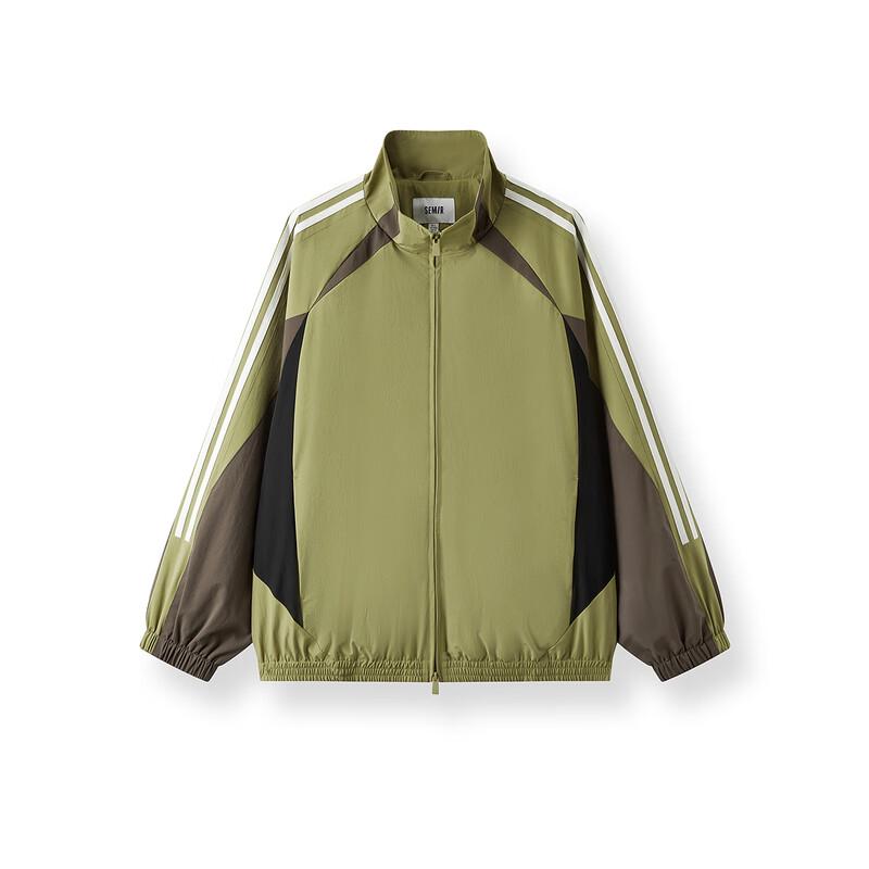 Мужская спортивная весенняя куртка Semir оверсайз с цветовыми блоками