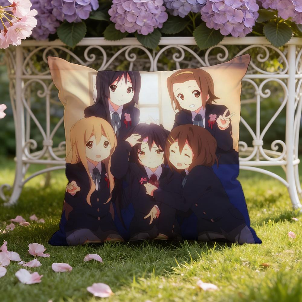 Аниме K-K-ON! Милая Наволочка для Подушки Домашняя и Автомобильная Двухцелевая Наволочка: Двусторонняя конструкция для максимального комфорта