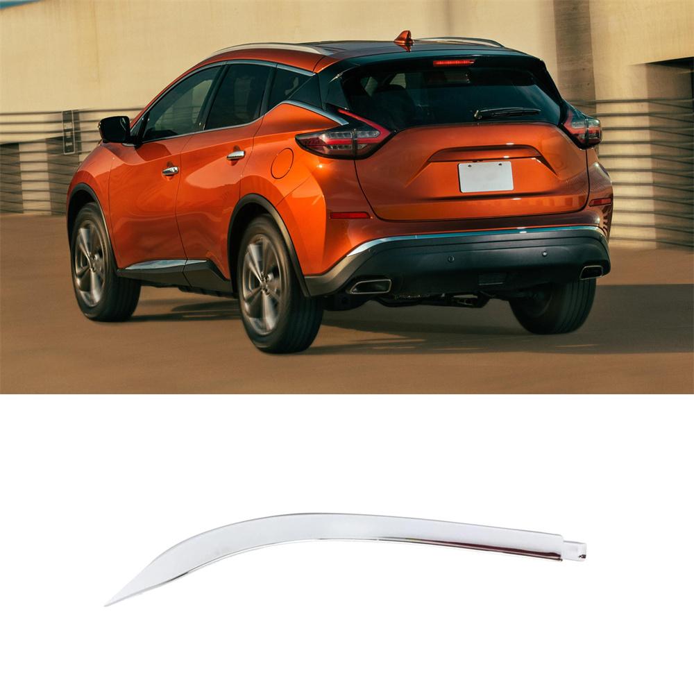 Задняя левая боковая хромированная молдинговая накладка бампера 850755AA0A для Nissan Murano 2015-2020