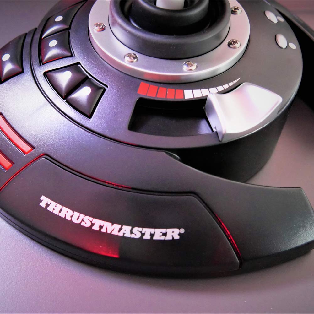 Thrustmaster Stick X Flight Stick Джойстик с управлением рулем направления Различные программируемые кнопки и оси Вращающаяся ручка Интегрированный рычаг управления пусковым крючком