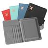 Portable Multi-Functional RFID Passport Holder with Multi-Card Slots, PU Leather, Cross-Border Ticket Protector
