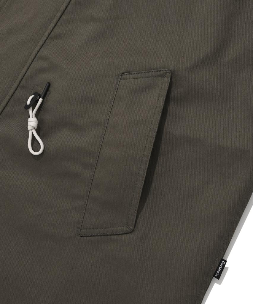 Covernat Hoodie Coat Jacket Khaki